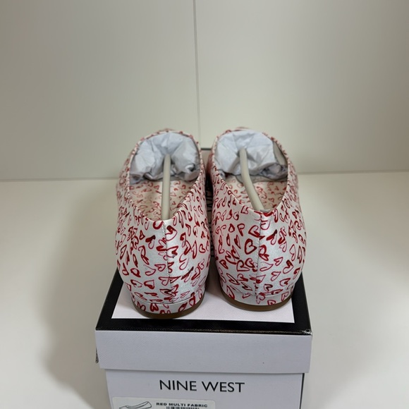 NIB Nine West Alice A2 Heart Flats Size 11 M - Picture 4 of 7